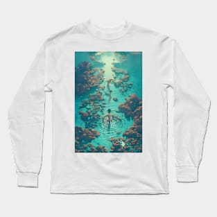 Taking a swim into abyss Long Sleeve T-Shirt